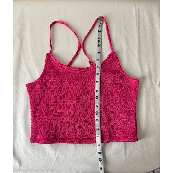 Free People Right on Time Smocked Cami in Fuchsia Size S - Picture 8 of 9